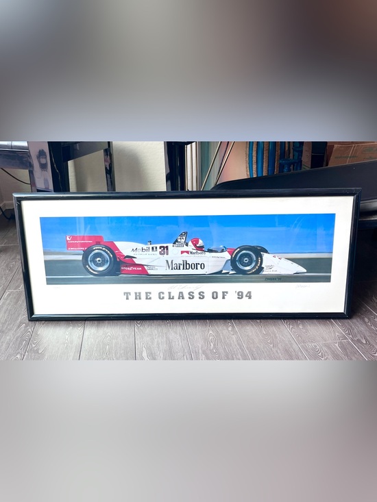 Joe Barden Other - Vintage Joe Barden Signed IndyCar Print Class of 94 Limited Edition